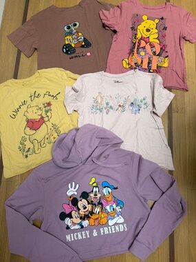 5 piece Disney shirt collection